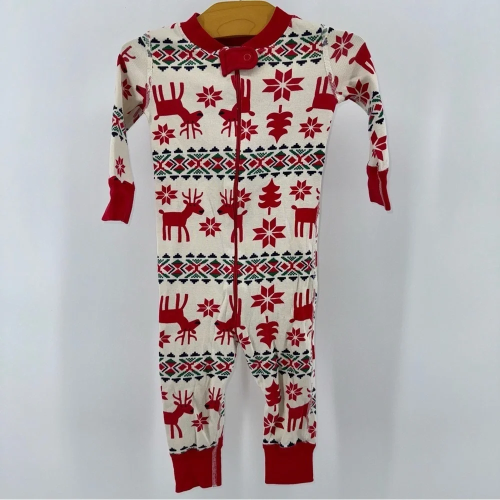 Hanna Andersson Holiday Christmas Reindeer Sleeper